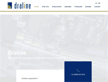 Tablet Screenshot of draline.nl